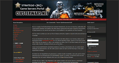 Desktop Screenshot of clusterwars.net